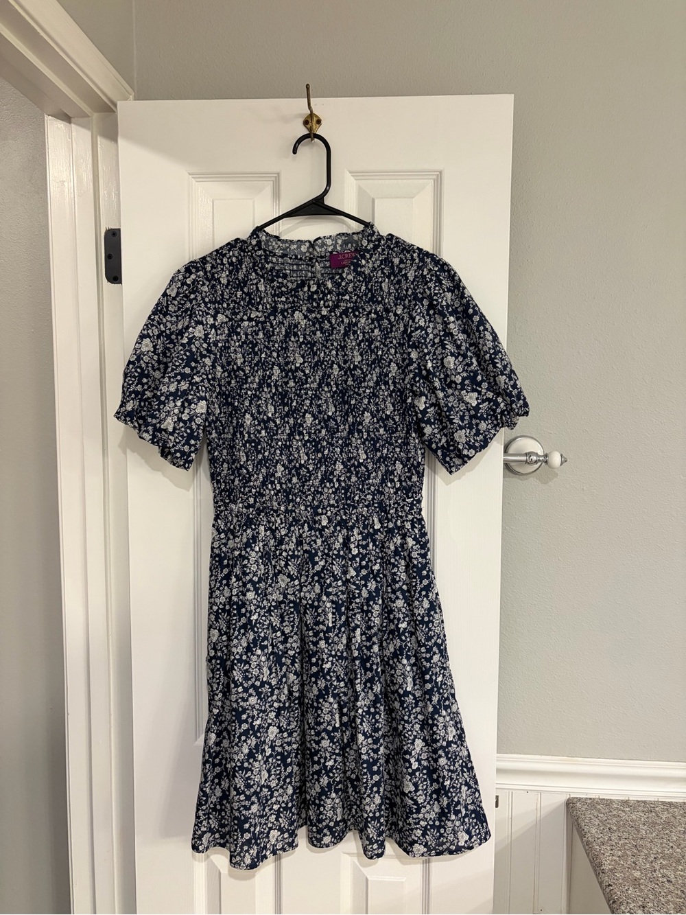 J.Crew Liberty Summer Blooms Smocked Dress Small